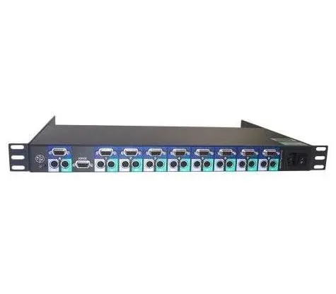 19VYX Dell 8-Port PS/2 VGA Rack Mountable without Bracket KVM Switch