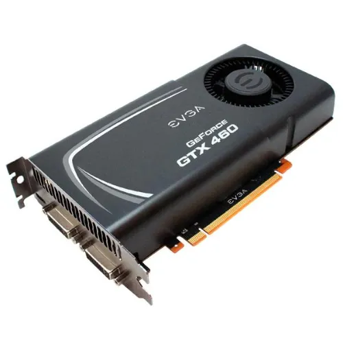 1GB-P3-1371-TR EVGA Nvidia GeForce GTX 460 1GB DDR5 PCI-Express Dual DVI/ Mini HDMI Video Graphics Card