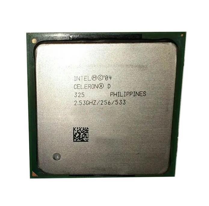 221-6902 Dell 2.53GHz 533MHz FSB 256KB L2 Cache Socket PPGA478 Intel Celeron D 325 1-Core Processor