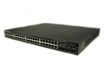 222-6714 Dell PowerConnect 6248P 48-Ports PoE Managed Layer-3 10/100/1000Base-T Gigabit Ethernet Switch With 4 x SFP Shared