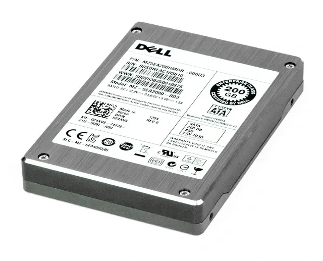 24XV8 Dell 200GB SATA 3Gb/s 2.5-inch MLC Internal Solid...