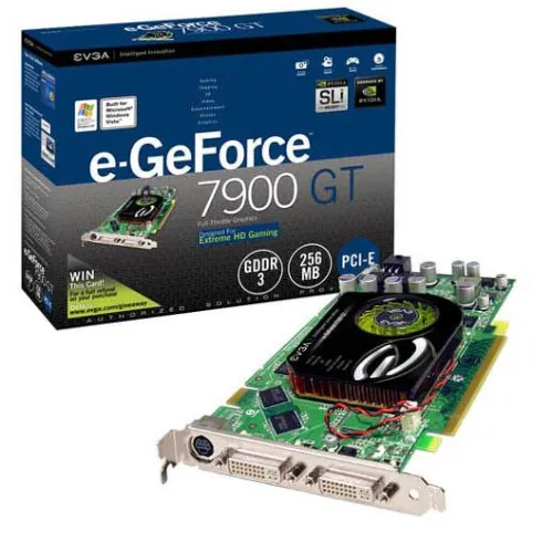 256-P2-N569-S2 EVGA GeForce 7900 GT 256MB 256-Bit GDDR3 PCI-Express x16 SLI Support Dual Signature Series Video Graphics Card