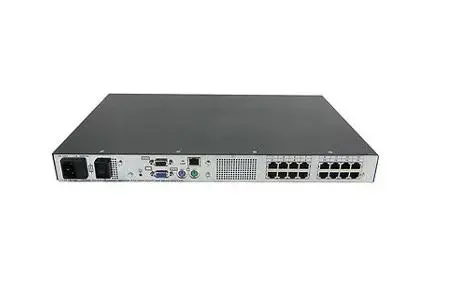 262585-B21 HP 16-Port IP KVM Console Switch Box 3x1x16 RJ-45 Server 1U Rack-Mountable