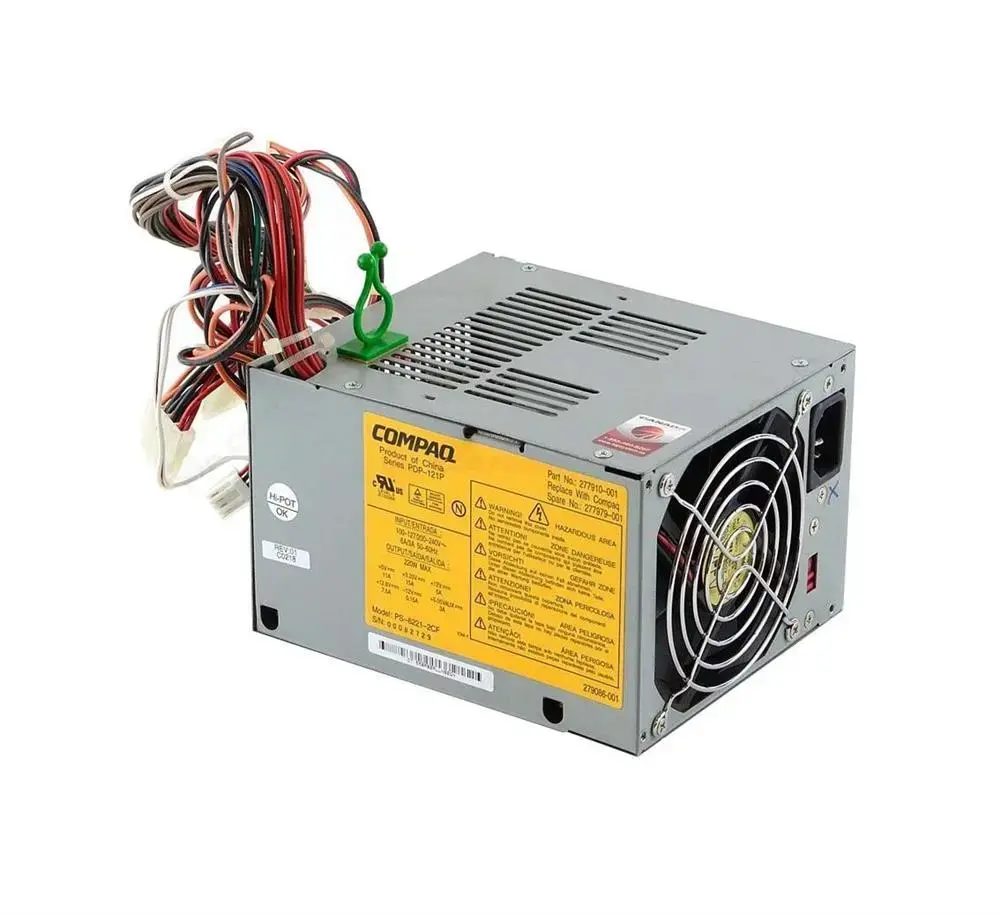 277979-001 HP 220-Watts ATX 12V Switching Power Supply with Power Factor Correction (PFC) for EVO D310/D315/D510 and Vectra VL430