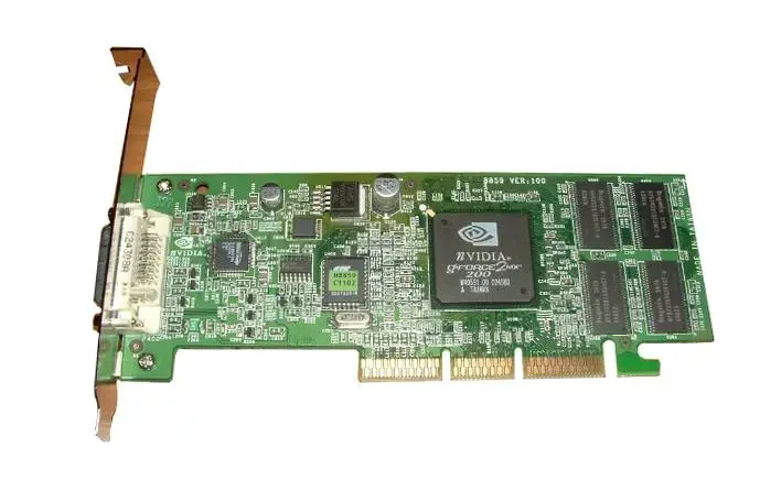 279777-001 HP Nvidia GeForce2 MX200 64MB SDRAM 64-Bit AGP 4x Video Graphics Card