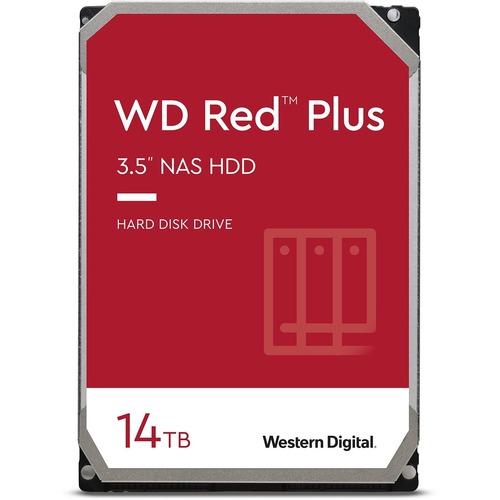 2W10519 Western Digital Wd Red Plus Nas 14tb 7200rpm Sata-6gbps 512mb Buffer 3.5inch Internal Hard Disk Drive