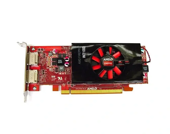 2P8XT Dell AMD FirePro W2100 2GB DDR3 128-Bit PCI-Express 3.0 x8 Video Graphics Card