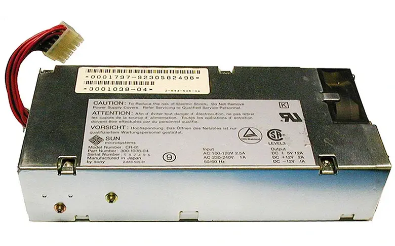 300-1038 Sun 85-Watts Power Supply for SparcStation 2