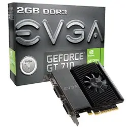 02G-P3-2717-KR EVGA GeForce GT 710 DirectX 12 2GB DDR3 PCI-Express Video Card