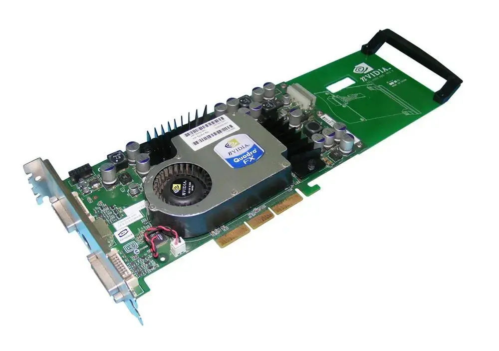 329259-001 HP Nvidia Quadro FX2000 AGP 8x 128MB DDR2 Dual DVI Video Graphics Card