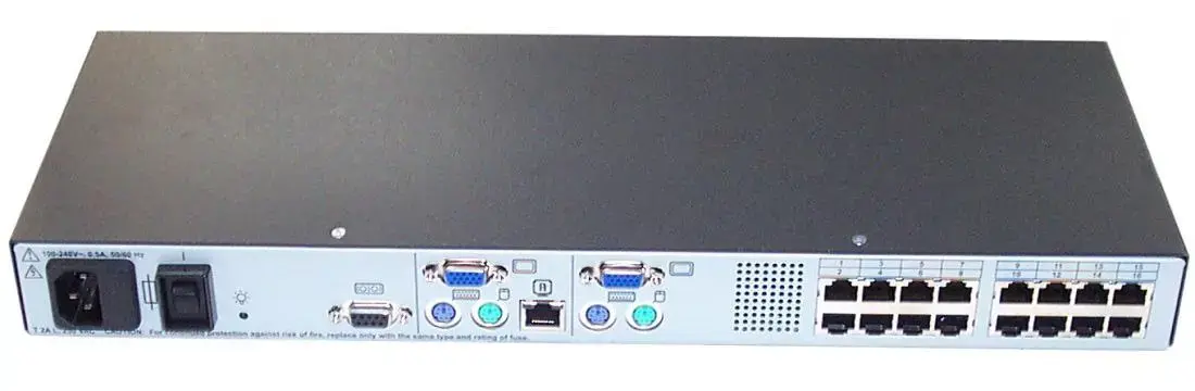 336045-B21 HP Server Console Switch 16-Port KVM Switch 0x2x16 RJ-45 Server 1U Rack-Mountable