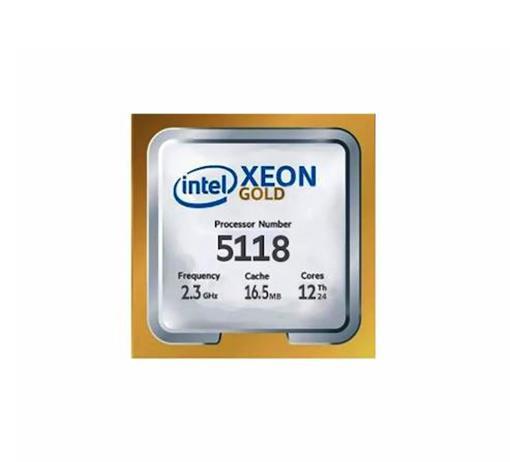 338-BLUW Intel Xeon 12-core Gold 5118 2.3ghz 16.5mb L3 Cache 10.4gt/s Upi Speed Socket Fclga3647 14nm 105w Processor Only