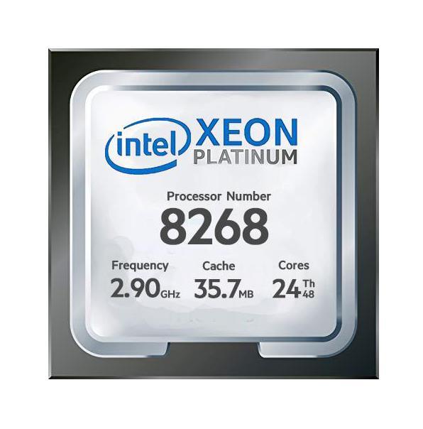 338-BRVP DELL Xeon 24-core Platinum 8268 2.9ghz 35.75mb L3 Cache 10.4gt/s Upi Speed Socket Fclga3647 14nm 205w Processor Only