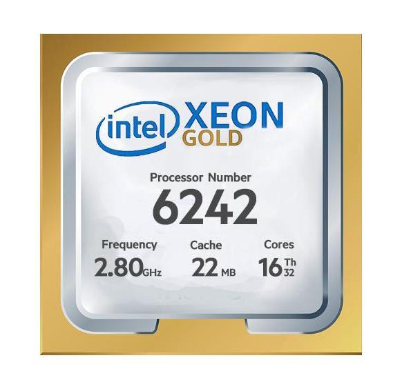 338-BSTV DELL Xeon 16-core Gold 6242 2.8ghz 22mb Smart Cache 10.4gt/s Upi Speed Socket Fclga3647 14nm 150w Processor Only