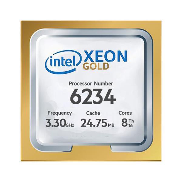 338-BULZ DELL Intel Xeon 8-core Gold 6234 3.3ghz 24.75mb Cache 10.4gt/s Upi Speed Socket Fclga3647 14nm 130w Processor Only