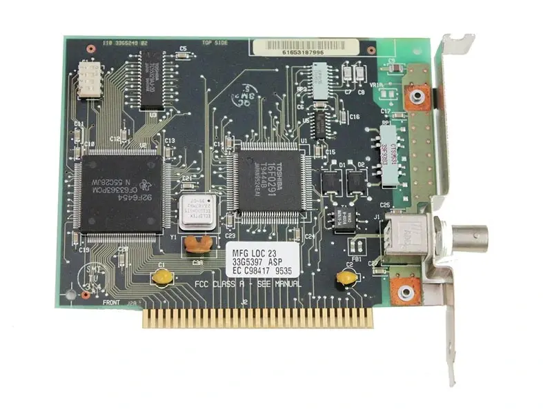 33G5397 IBM 3278/79 BNC Connector Half-Length Emulation ISA Adapter