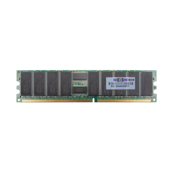 353056-B21 HP 2GB DDR-400MHz PC3200 ECC Registered CL3 184-Pin DIMM 2.5V Memory Module