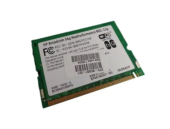 377325-001 HP Mini PCI 54G IEEE 802.11b/g High Speed Wi...