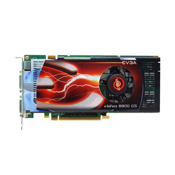 384-P3-N853-A1 EVGA GeForce 8800 GS SuperClocked 384MB GDDR3 192-Bit HDCP Ready SLI Supported PCI-Express 2.0 x16 Video Graphics Card