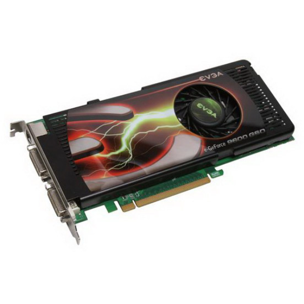 384-P3-N965-TR EVGA GeForce 9600 GSO 384MB GDDR3 192-Bit HDCP Ready SLI Support PCI-Express 2.0 x16 Video Graphics Card