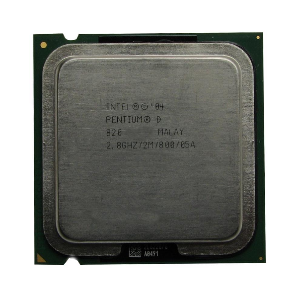 398444-001 HP 2.80GHz 800MHz FSB 2MB L2 Cache Intel Pentium D 820 Dual Core Processor