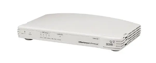 3CR870-95 3Com OfficeConnect 4-Port 10BASE-T / 100BASE-TX Ethernet VPN Firewall Router without Power Supply