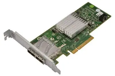 3DDJT Dell Dual-Port External PCI-Express 6GB/sAS Non-RAID Host Bus Adapter