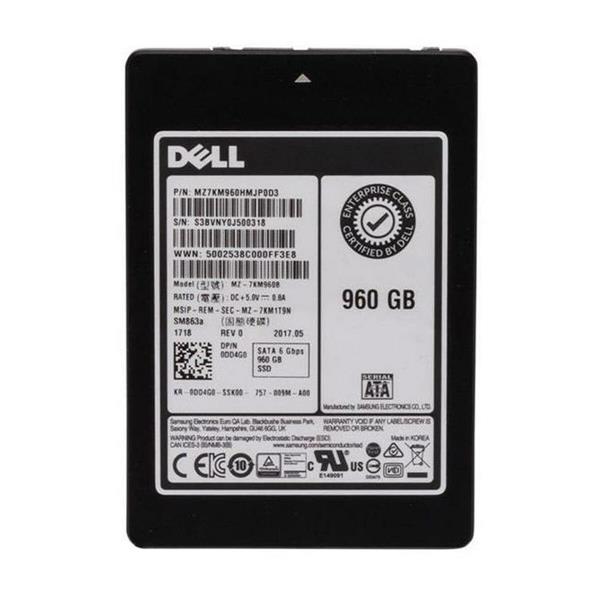 400-AMGZ DELL 960gb Mix Use Tlc Sata 6gbps 2.5inch Hot ...