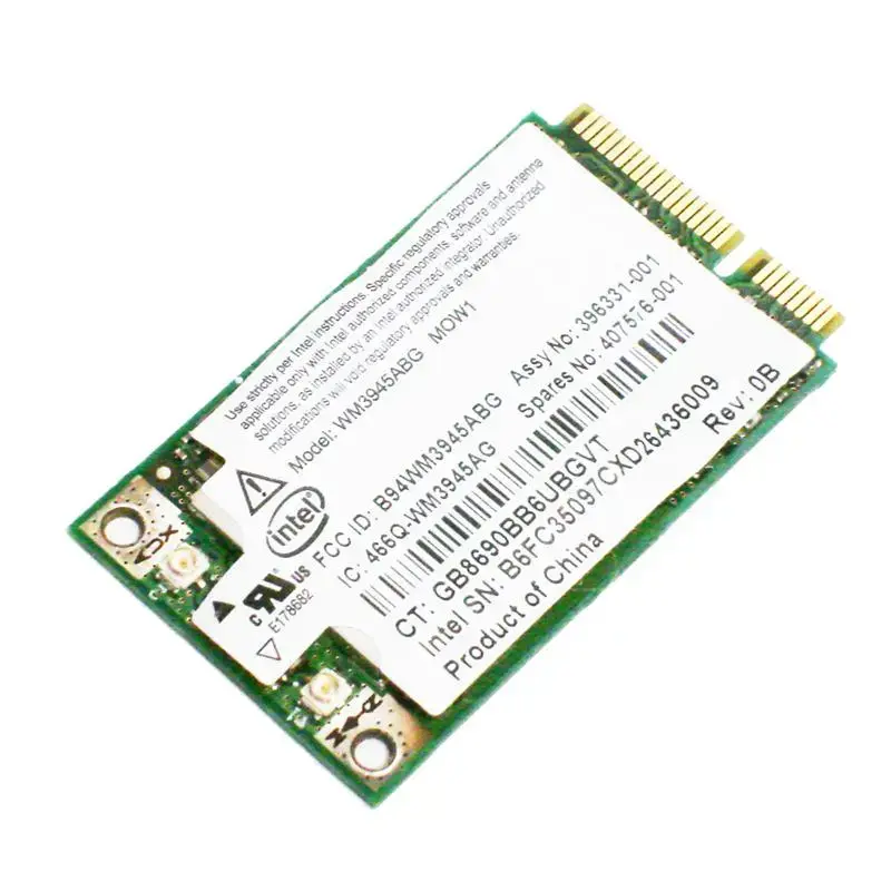 407575-001 HP Broadcom 3945ABG Mini PCI-Express IEEE 80...