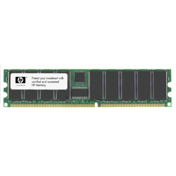 416107-001N HP 2GB DDR-400MHz PC3200 ECC Registered CL3 184-Pin DIMM 2.5V Memory Module