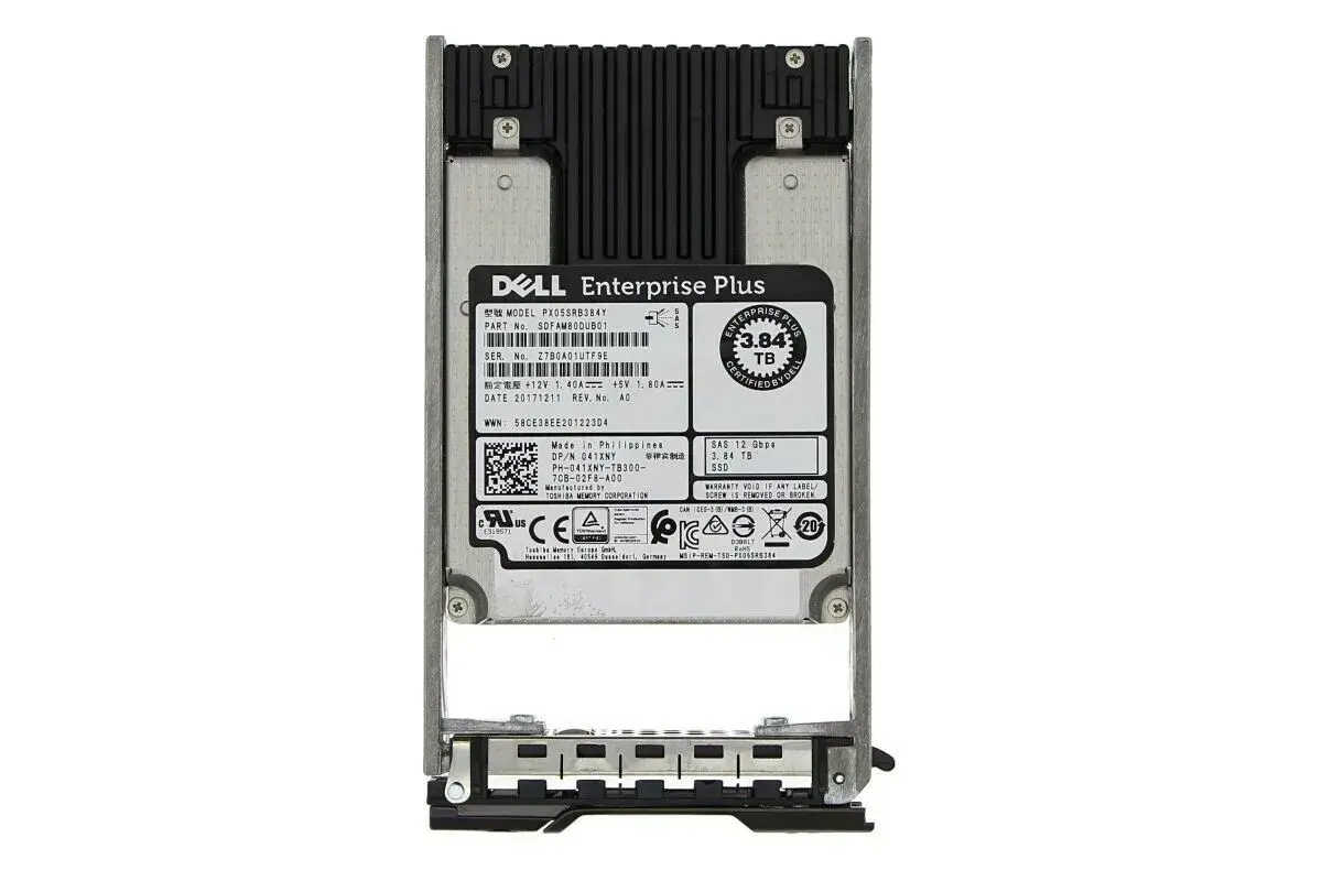 41XNY Dell 3.84TB Read Intensive SAS 12GB/s 512n 2.5-in...