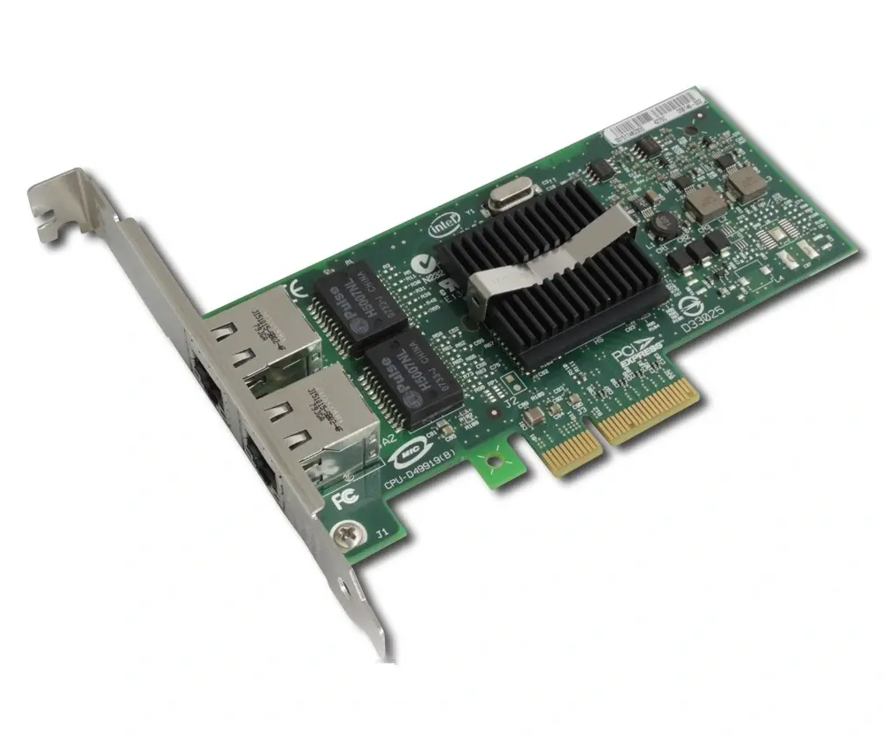 424RR Dell Intel I350 Dual Port 1GB 10/100/1000base-t RJ-45 PCI-Express X4 Gigabit Ethernet Card
