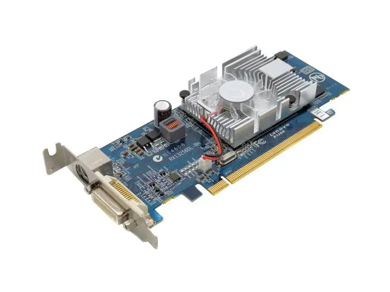 42Y8162 IBM ATI RADEON X1300 LE PCI-Express X16 256MB DDR2 SDRAM TV-OUT Low Profile Graphics Card without Cable
