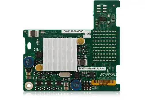 430-4457 Dell Broadcom 57810-K Dual Port 10Gb Network Interface Card for PowerEdge M620 Server