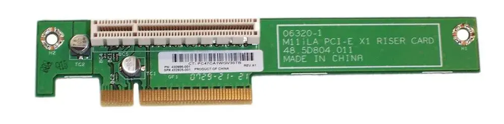 430995-001 HP PCI-Express X1 Riser Board (Half Height )...