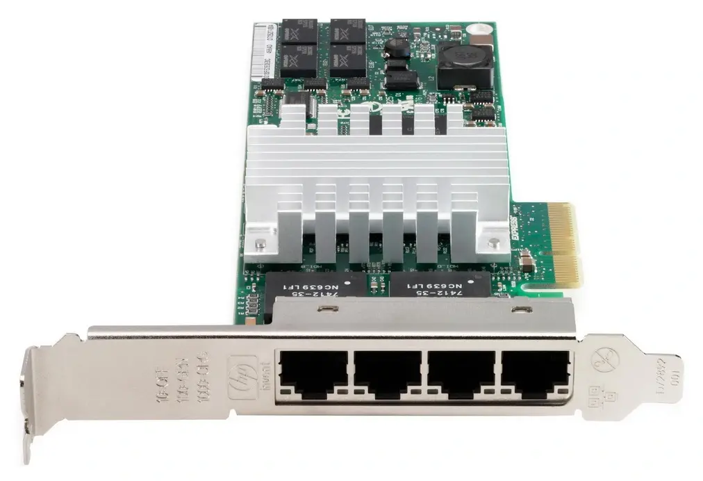 435506-002 HP NC364T PCI-Express Quad Port 10/100/1000Base-T Gigabit Ethernet Network Interface Card