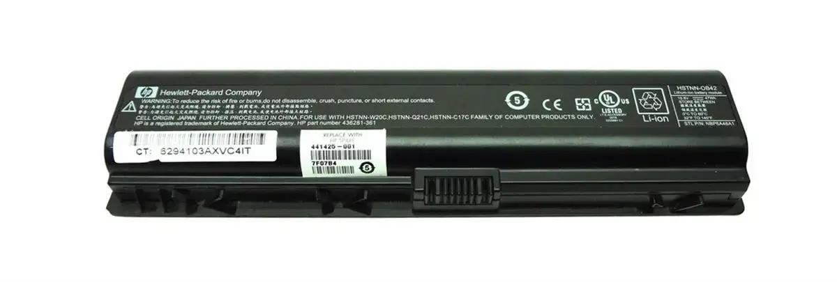 436281-422 HP 6-Cell Lithium-Ion 10.8V 2.2Ah 47Wh Prima...