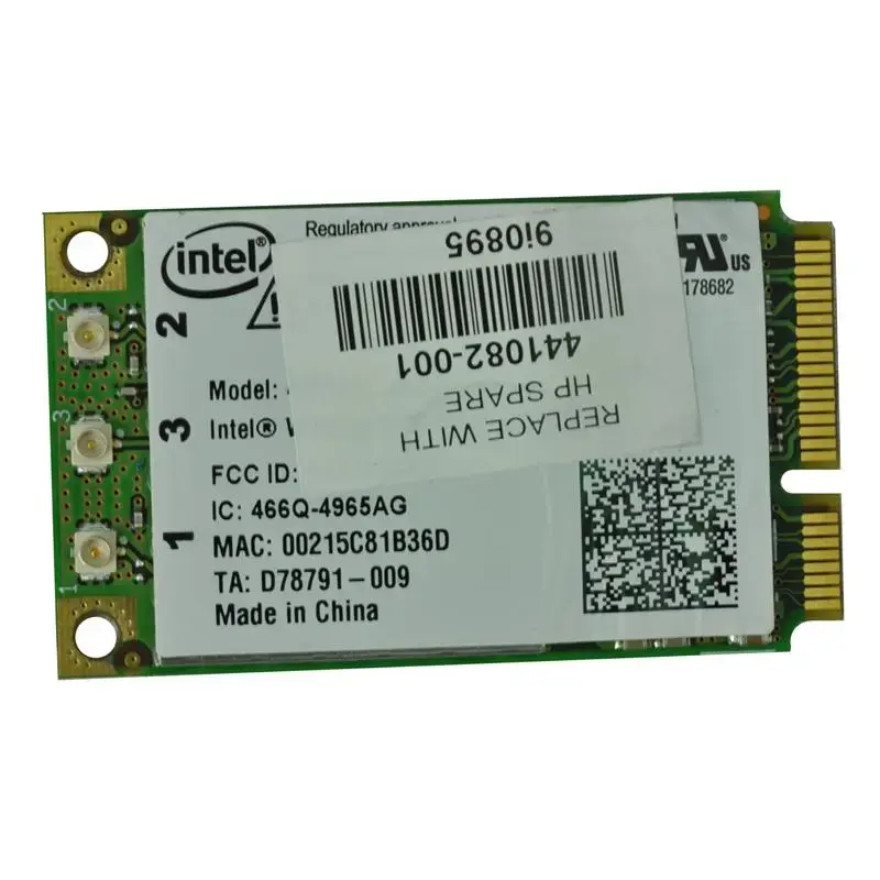 441082-001 HP Mini PCI-Express 54G Wi-Fi IEEE 802.11b/g High-Speed Embedded Wireless LAN Network Interface Card for 6710B/6715B Series No