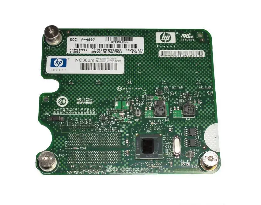 445976-001 HP NC360M PCI-Express 1GBE 2-Port Mezzanine ...