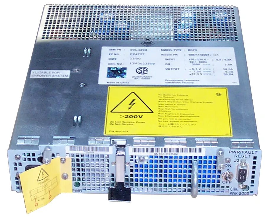 44X0381 IBM 920-Watts REDUNDANT Power Supply PLUG IN Mo...
