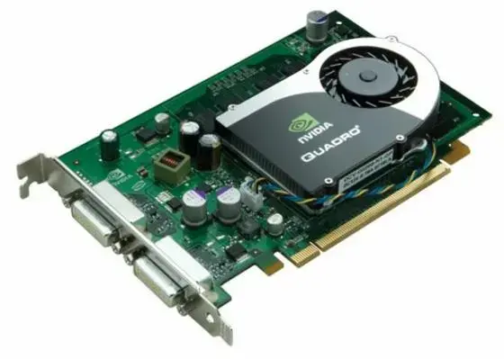 454318-001 HP Nvidia Quadro FX370 PCI-Express x16 256MB DDR Memory 256-Bit Dual DVI Video Graphics Card