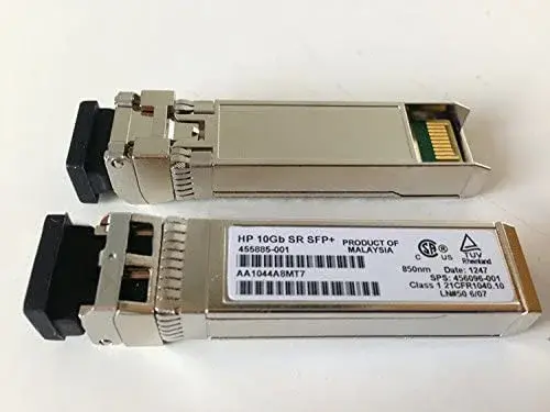 455883-B21 HP 850nm 300m 10GBase-SR Multi-Mode Fiber Duplex LC Connector SFP+ Transceiver Module