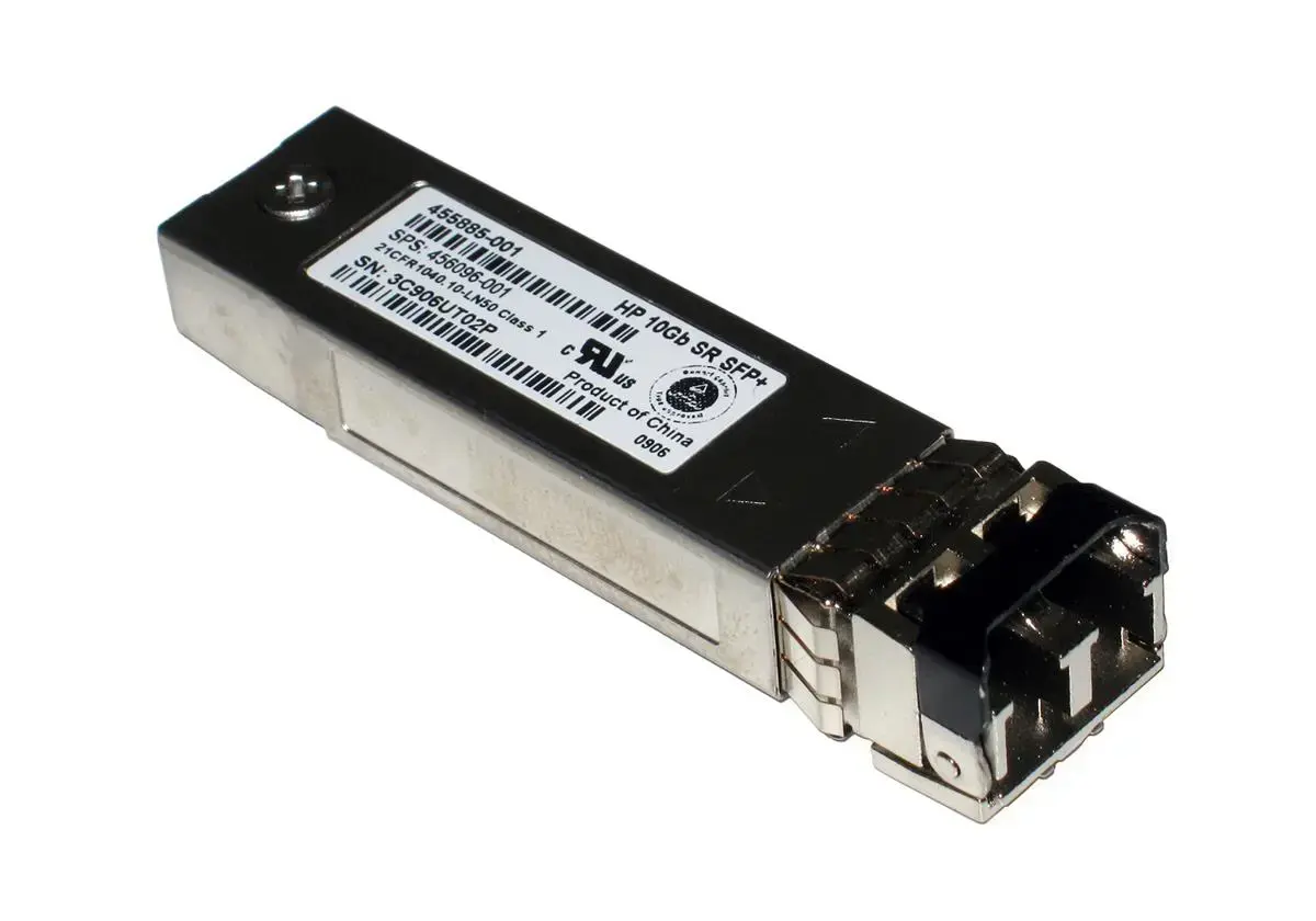 455883N-B21 HP 10GBase-SR SFP+ 850nm Short Range SFF Tr...