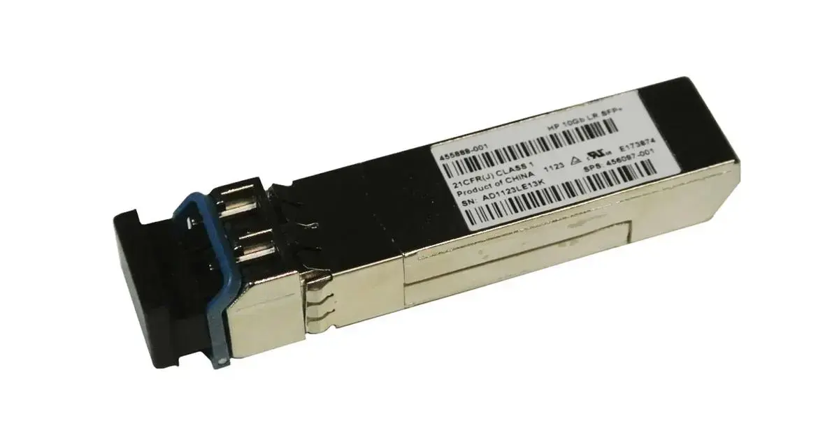 456097-001 HP BladeSystem c-Class 10GB Long Range Small form-Factor SFP+ Transceiver Module