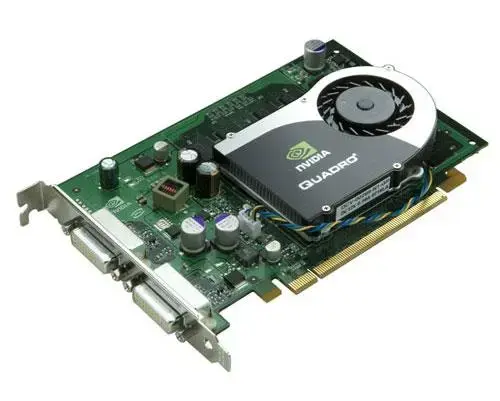 456138-001 HP Nvidia Quadro FX570 PCI-Express x16 256MB DDR2 SDRAM Memory (3840x2400 Resolution) Dual DVI 3D Video Graphics Card