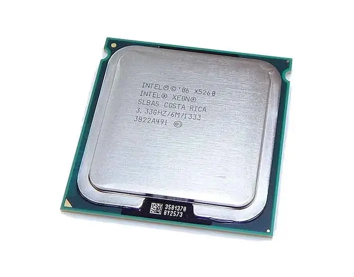 458422-B21 HP 3.33GHz 1333MHz FSB 6MB L2 Cache Socket LGA771 Intel Xeon X5260 Dual Core Processor Kit for ProLiant ML370 G5 Server