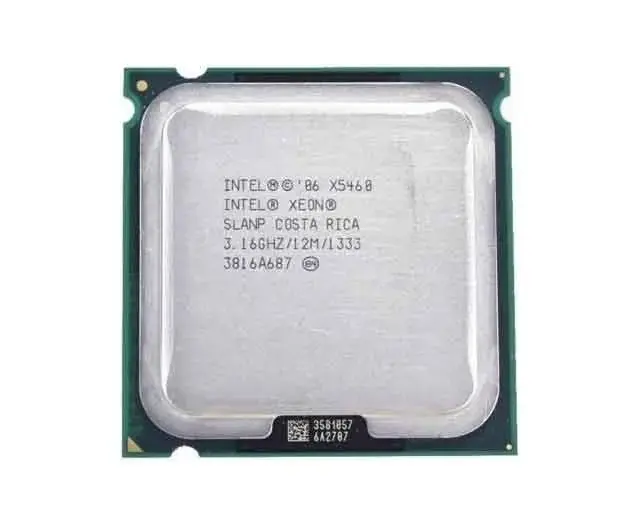 458581-L21 HP 3.16GHz 1333MHz FSB 12MB L2 Cache Socket LGA771 Intel Xeon X5460 Quad-Core Processor for ProLiant DL380/ML370 G5 Server