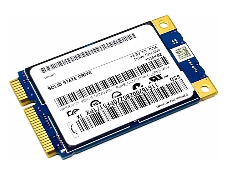 45N8173 Lenovo 64GB mSATA 3.0Gb/s PCI-e SFF Solid State...