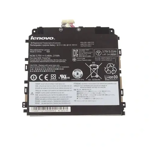 45N1715 Lenovo 2 Cell Lithium Polymer Battery for Think...