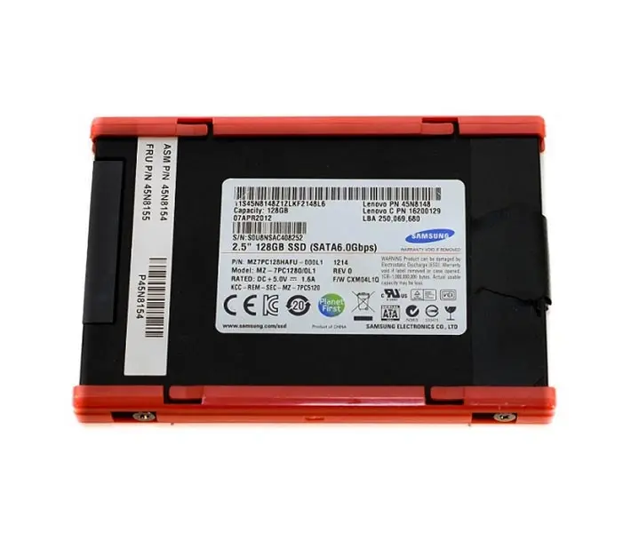 45N8148 Lenovo 128GB SATA 6Gb/s 2.5-inch Solid State Dr...